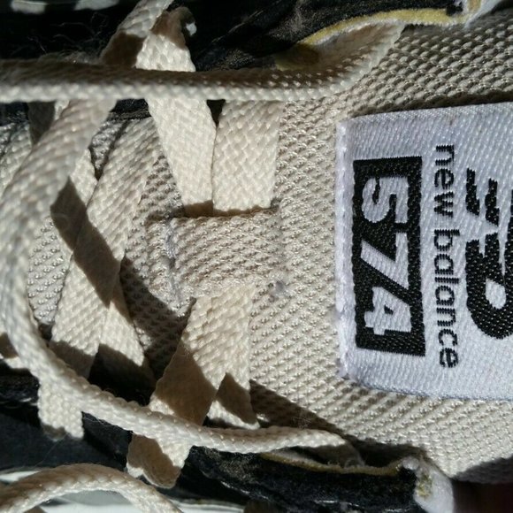new balance 574 black mens size 11 1990s 2000s era Steve Jobs Cherdleys Dad shoe main image 12